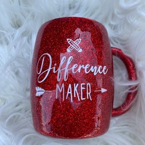 Glitter epoxy tumbler coffee mug teacher gift